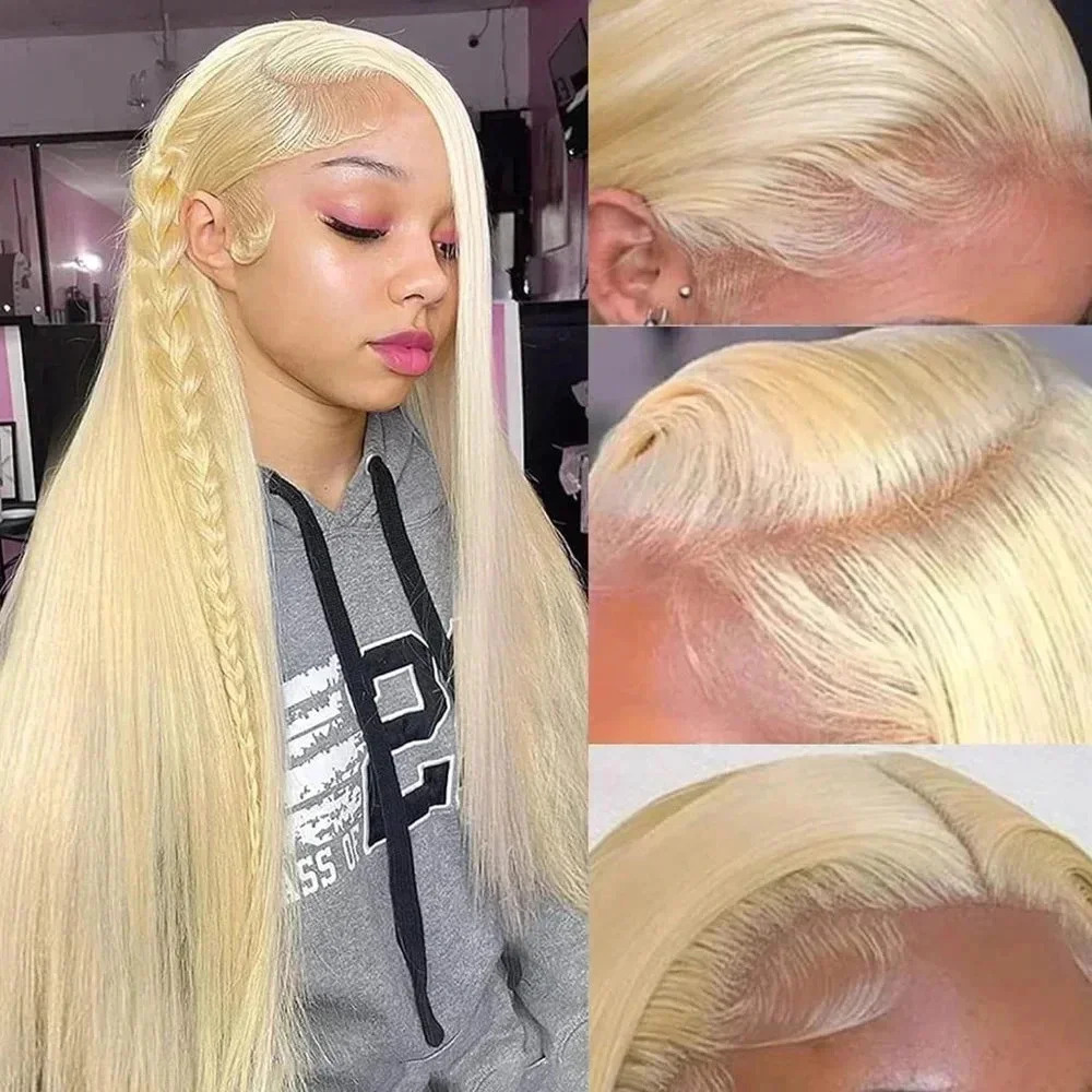30 inches 13X6 VIRGIN LACE FRONT HUMAN HAIR WIG PRE PLUCKED BABY HAIRS 180% DEN